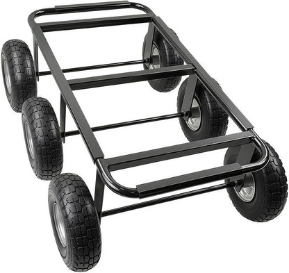 Maeklon 6 Wheel All Terrain Dolly, 800 Lbs Capacity Wheel Dolly, 36.6"×11.8" Heavy Duty Vehicle Dollies for Moving Cars, Trailers, SUV, Motorcycles and Boats