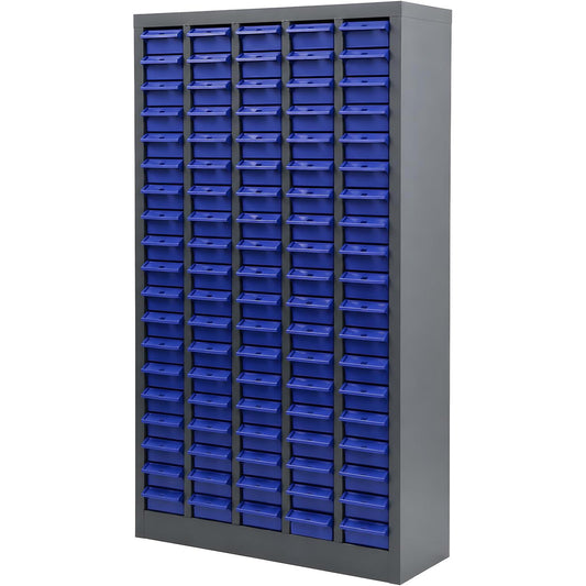 100 Drawer Parts Cabinet, Bolt and Nut Tool Storage Organizer | 25.6"x8.7"x45.3" Multi-Drawer Hardware Organizer for Screws, Fasteners and Small Parts in Garages, Workshops and Workbench
